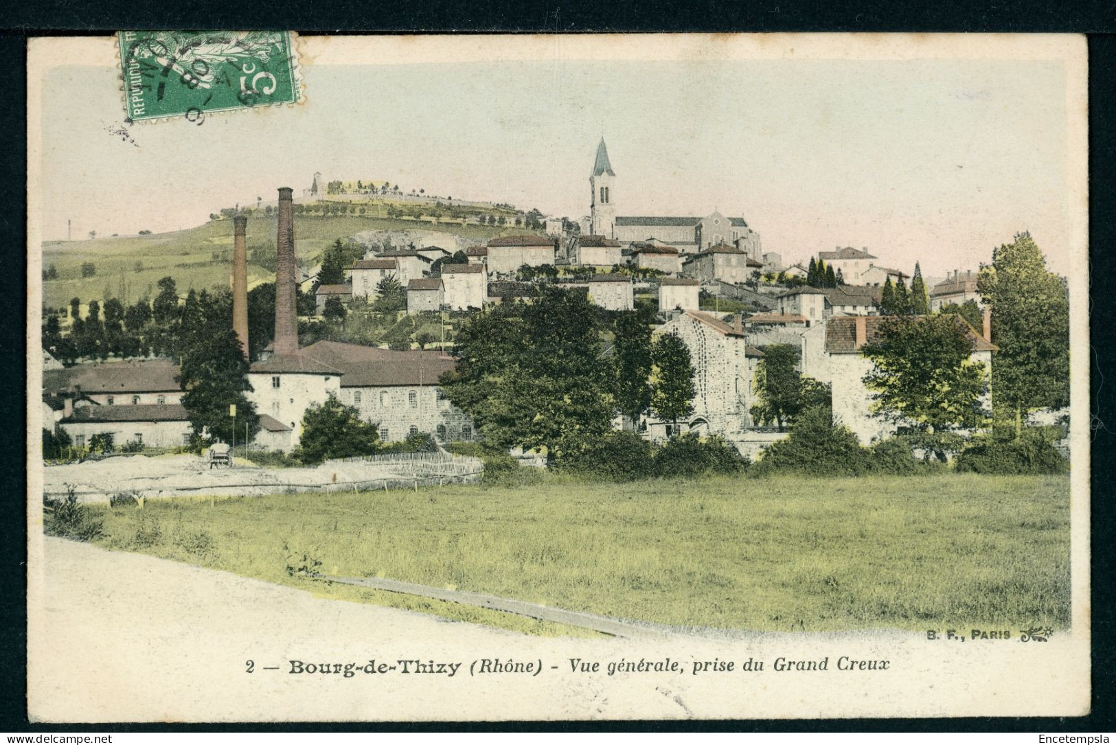 CPA - Carte Postale - France - Bourg De Thizy - Vue Générale, Prise Du Grand Creux (CP24625) - Thizy