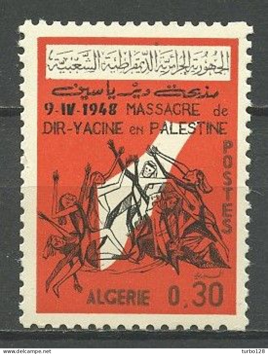 ALGERIE 1966 N° 430 ** Neuf MNH Superbe C 0.70 € Massacre De Deir Yassin - Algeria (1962-...)