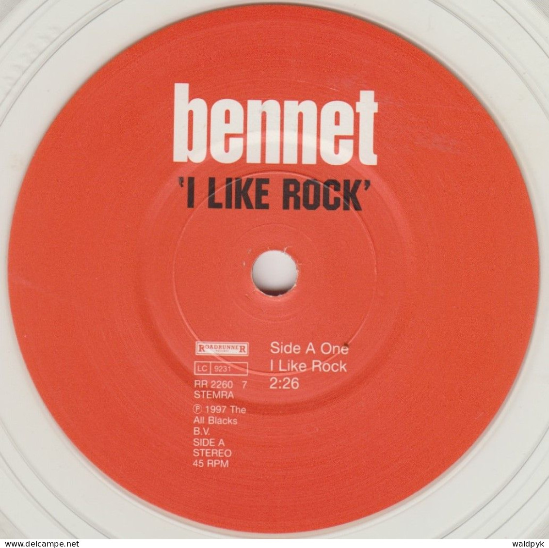 BENNET - I Like Rock - Other - English Music