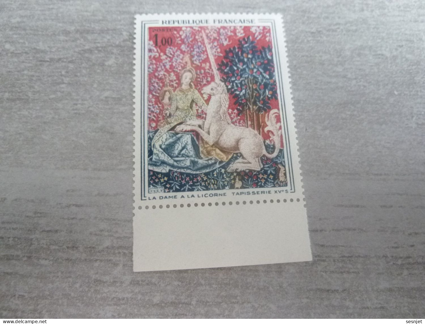 Musée De Cluny - La Dame à La Licorne - 1f. - Yt 1425 - Polychrome - Neuf Sans Trace De Charnière - Année 1964 - - Unused Stamps