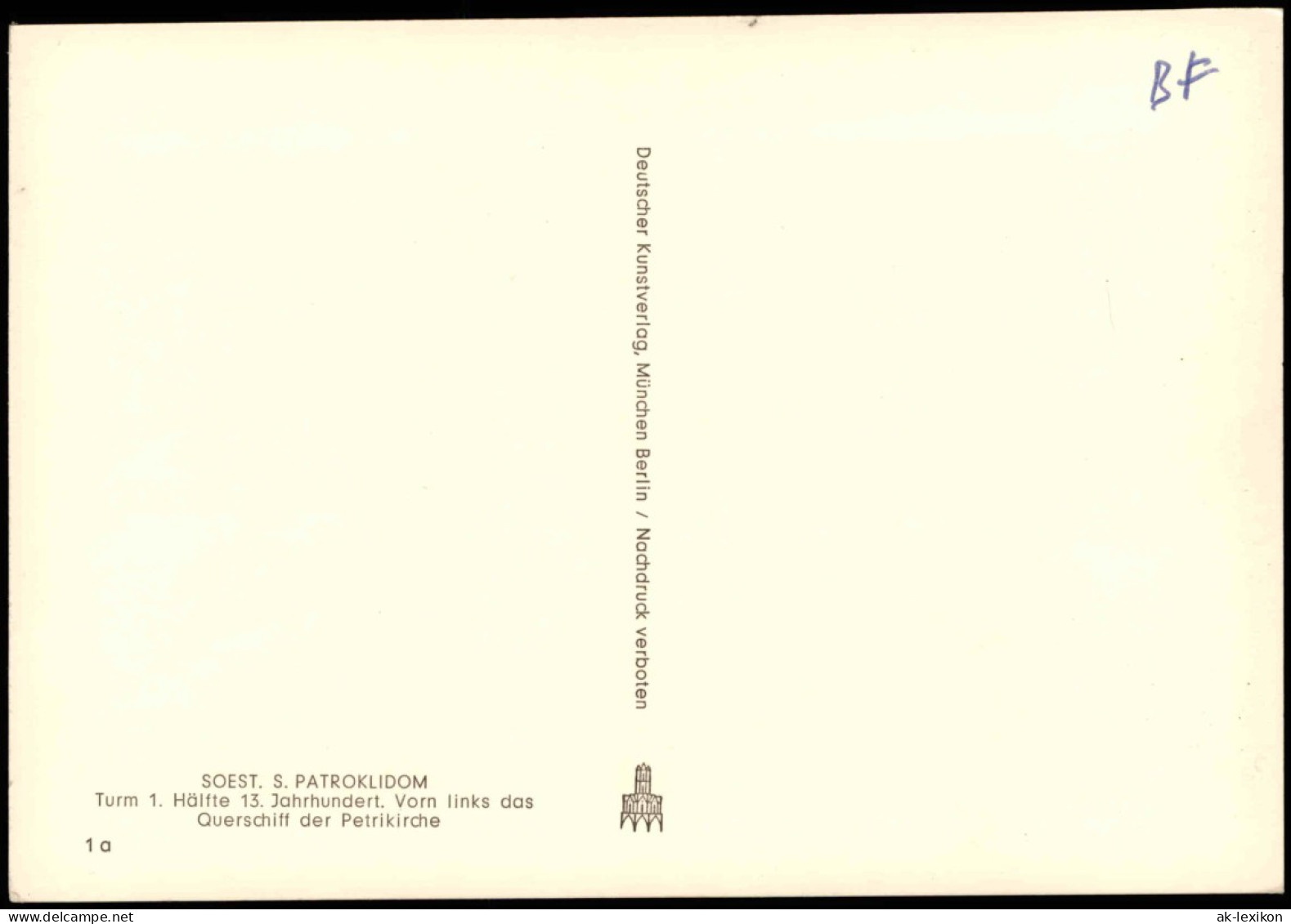Ansichtskarte Soest St. Patrokli-Dom 1962 - Soest