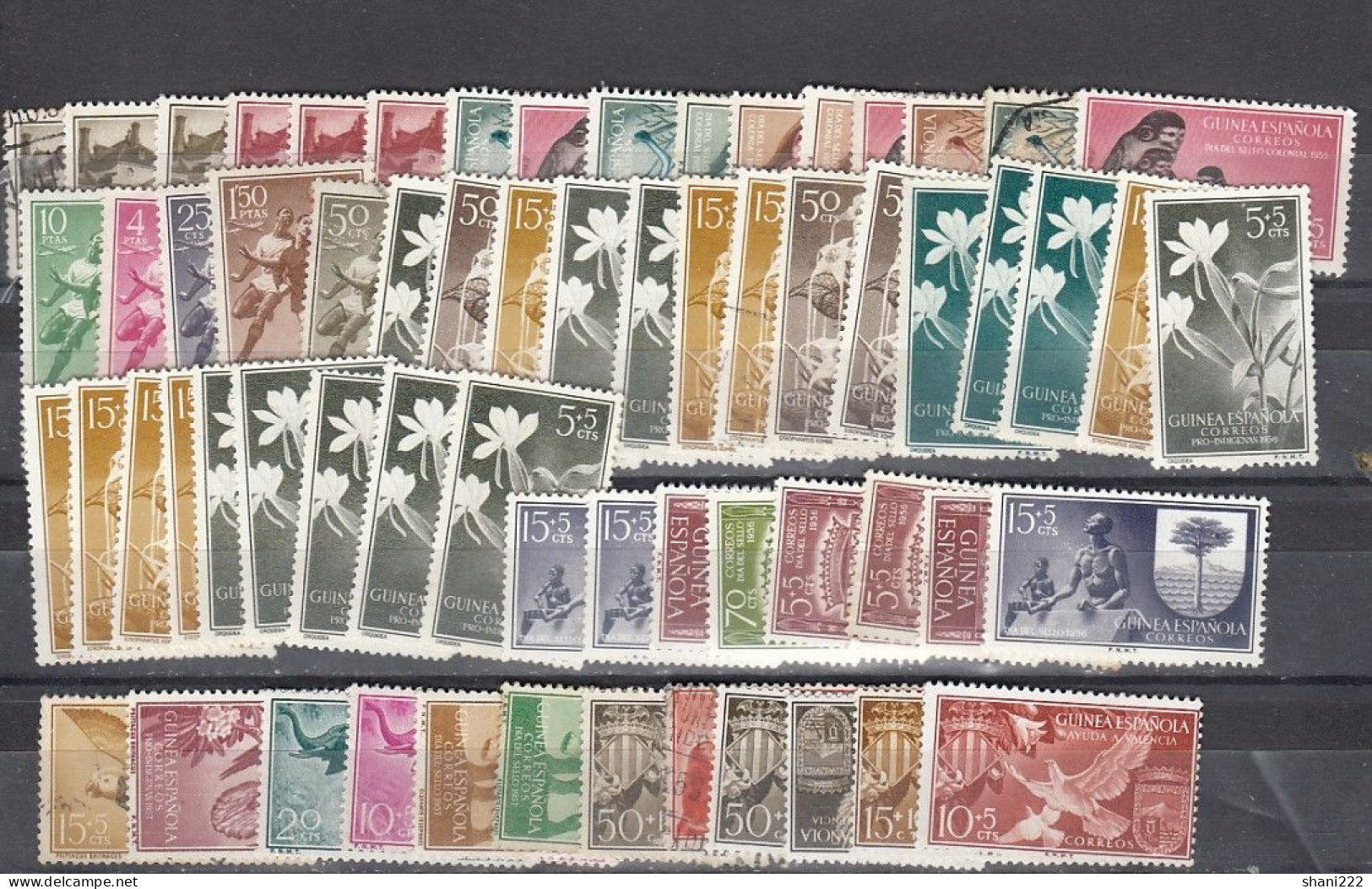 Spanish Guinea - 1950's Various  - (2-174) - Spaans-Guinea