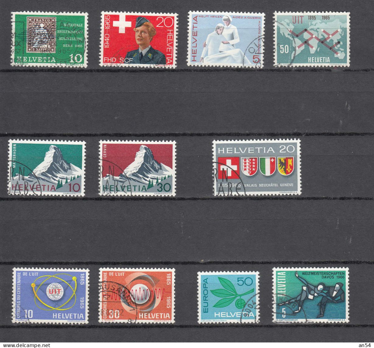 1965    LOT    OBLITERES       CATALOGUE SBK - Used Stamps