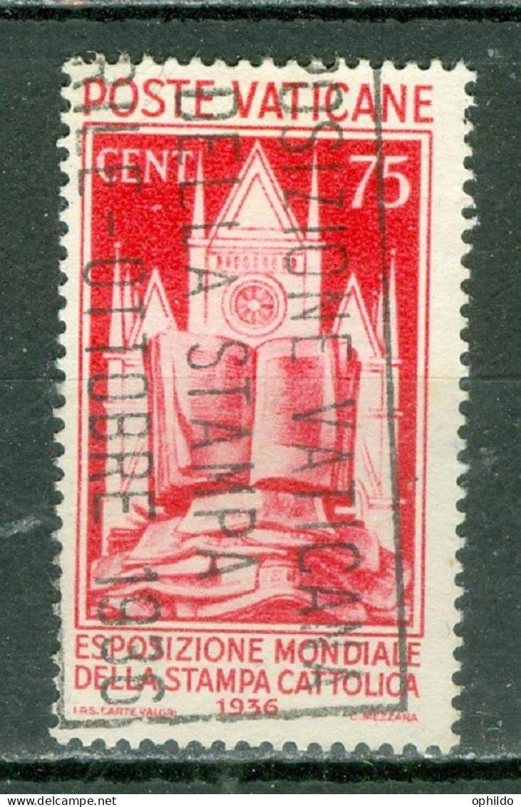 Vatican  Yvert 76  Ou Sassone 51  Ob  TB  - Gebraucht