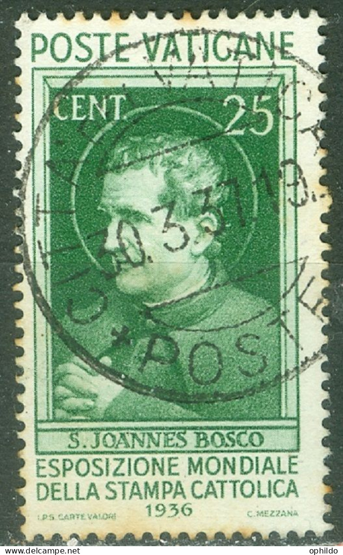 Vatican  Yvert 74  Ou Sassone 49  Ob  Roussuers  à Nettoyer   - Used Stamps