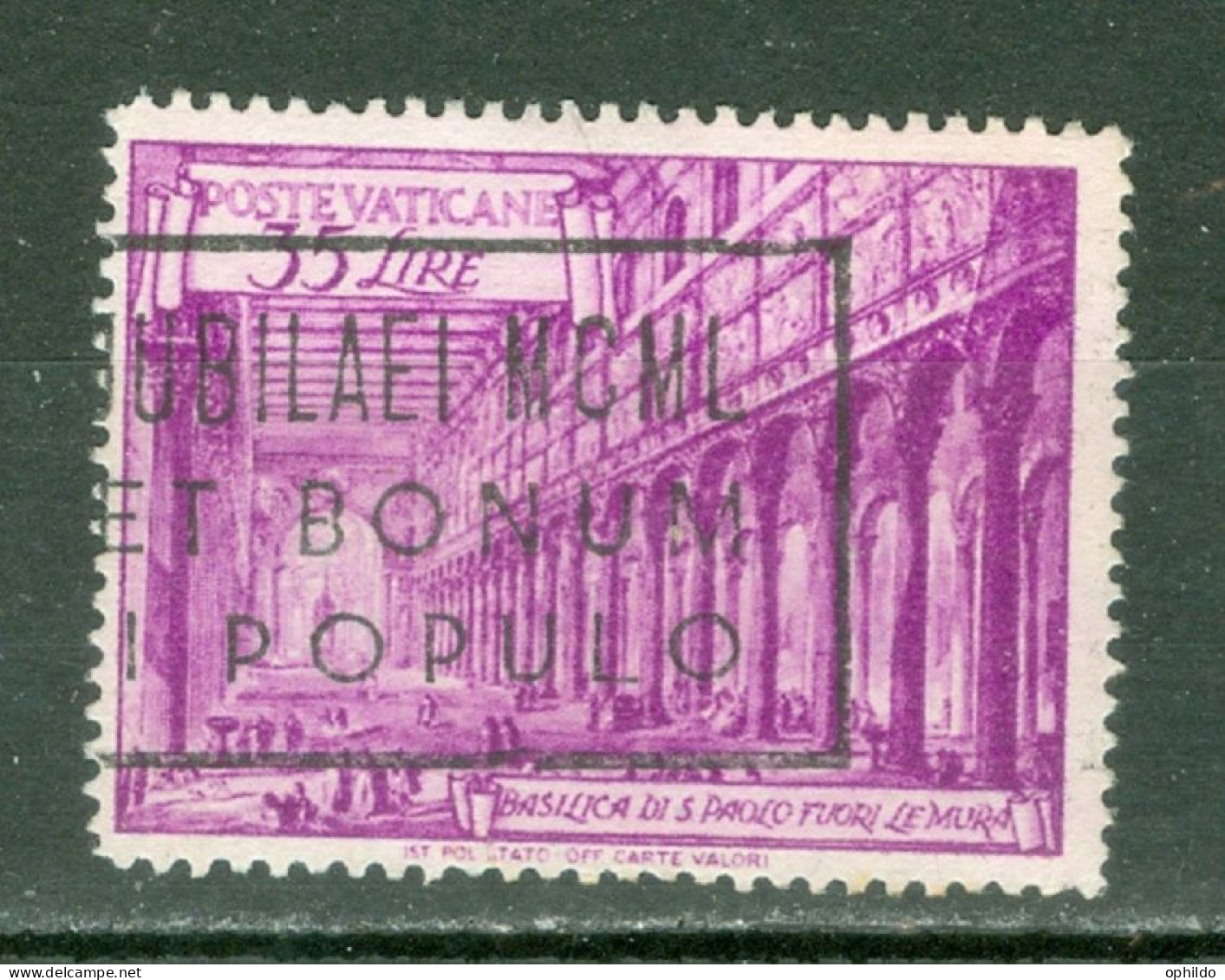 Vatican   Michel  156 C  Ou  Sassone  129/I Ob  Tb  Dent  13.25 Par 14   - Used Stamps