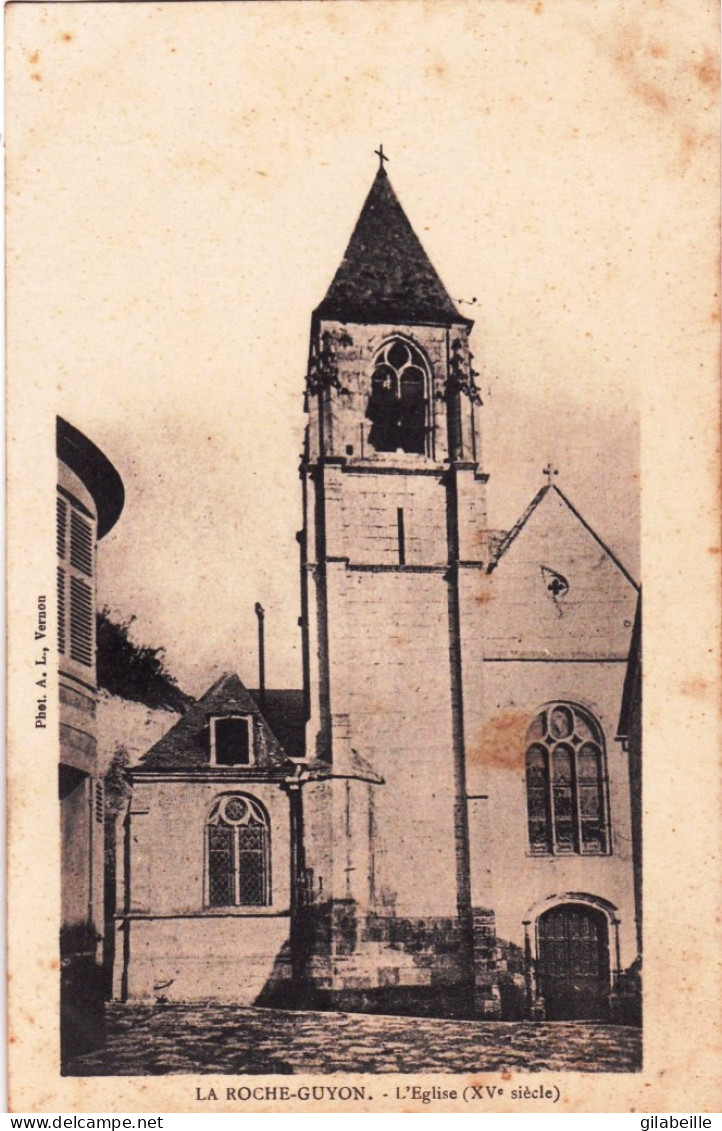 95 - Val D Oise -  LA ROCHE GUYON - L Eglise - La Roche Guyon