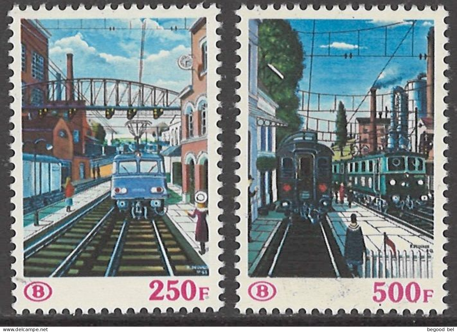 BELGIUM - 1985  - MNH/**  -  COB TR459-460 -  Lot 26003 - Neufs