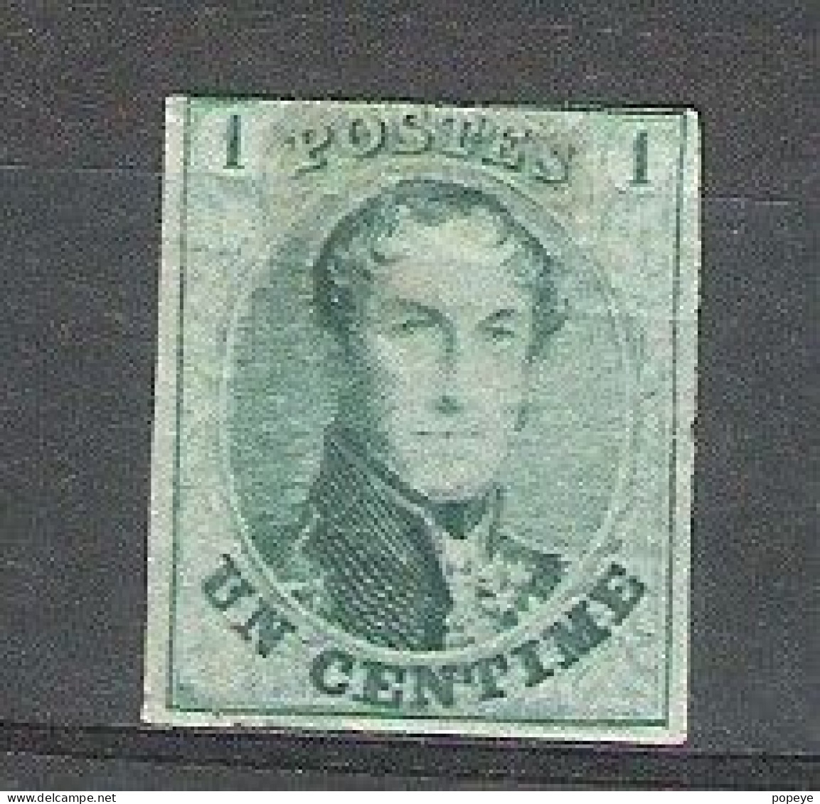N°9 Neufs Sans Gomme ( Papier Mince ) Signé - 1858-1862 Medallions (9/12)