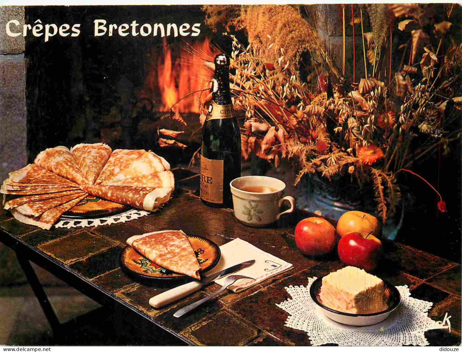 Recettes De Cuisine - Crepes Bretonnes - Bretagne - Gastronomie - CPM - Voir Scans Recto-Verso - Recettes (cuisine)