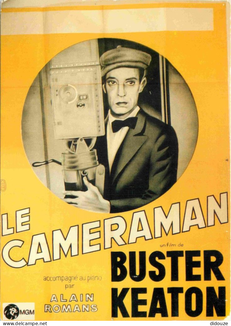 Cinema - Affiche De Film - Le Cameraman - Buster Keaton - CPM - Carte Neuve - Voir Scans Recto-Verso - Posters On Cards