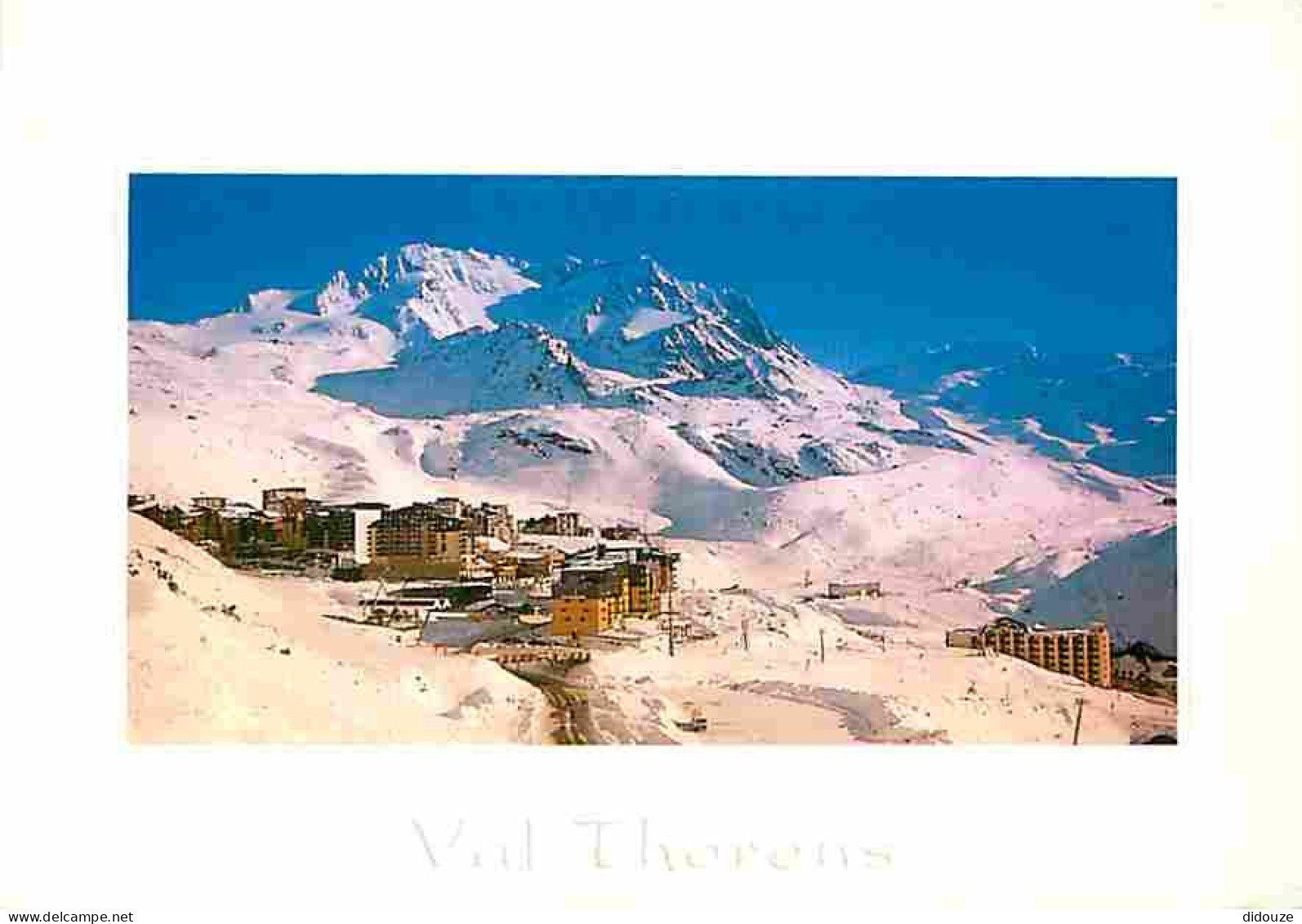 73 - Val Thorens - La Station Avec Le Massif De Peciet Poiset - CPM - Voir Scans Recto-Verso - Val Thorens