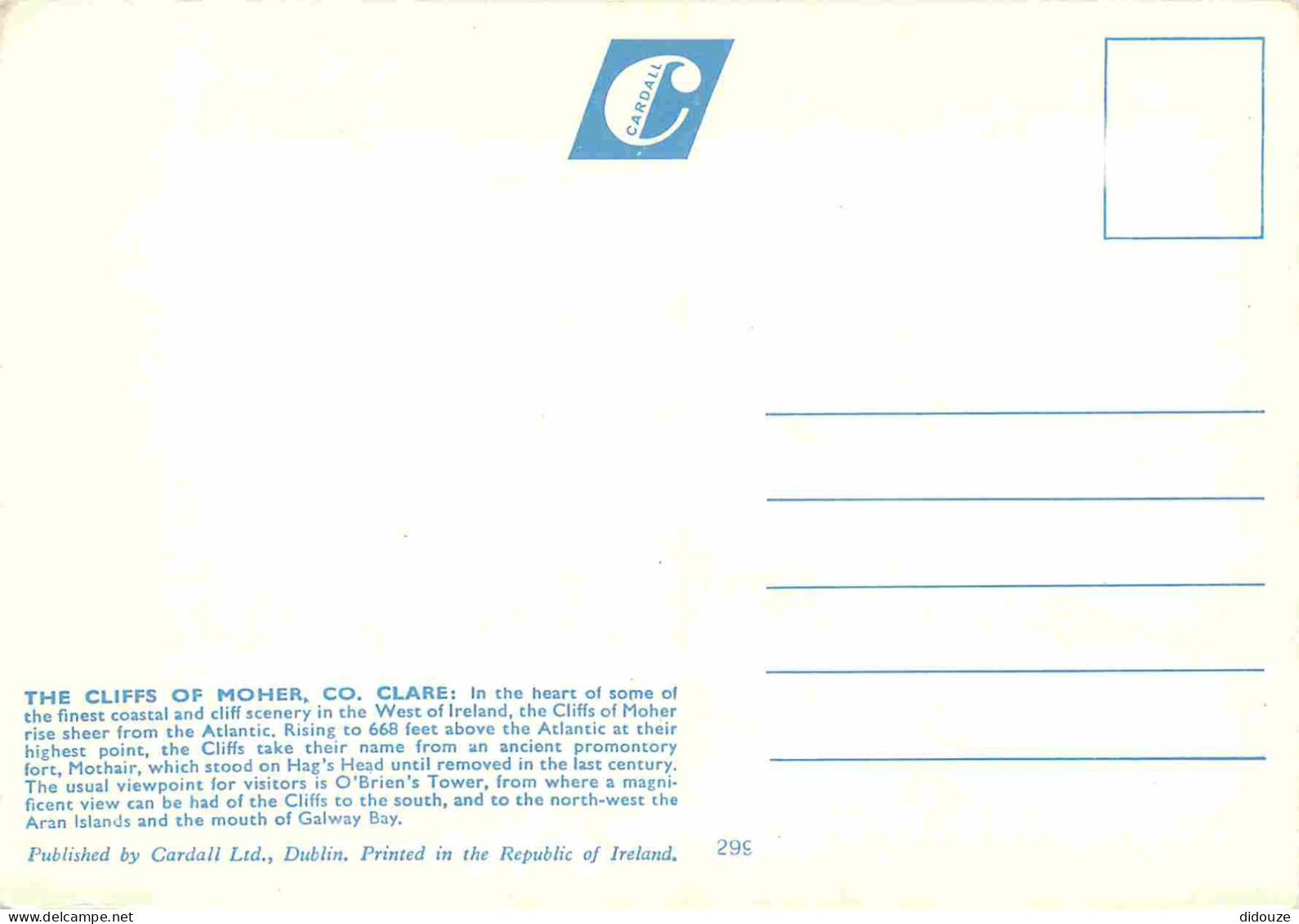 Irlande - Clare - Cliffs Of Moher - CPM - Carte Neuve - Voir Scans Recto-Verso - Clare