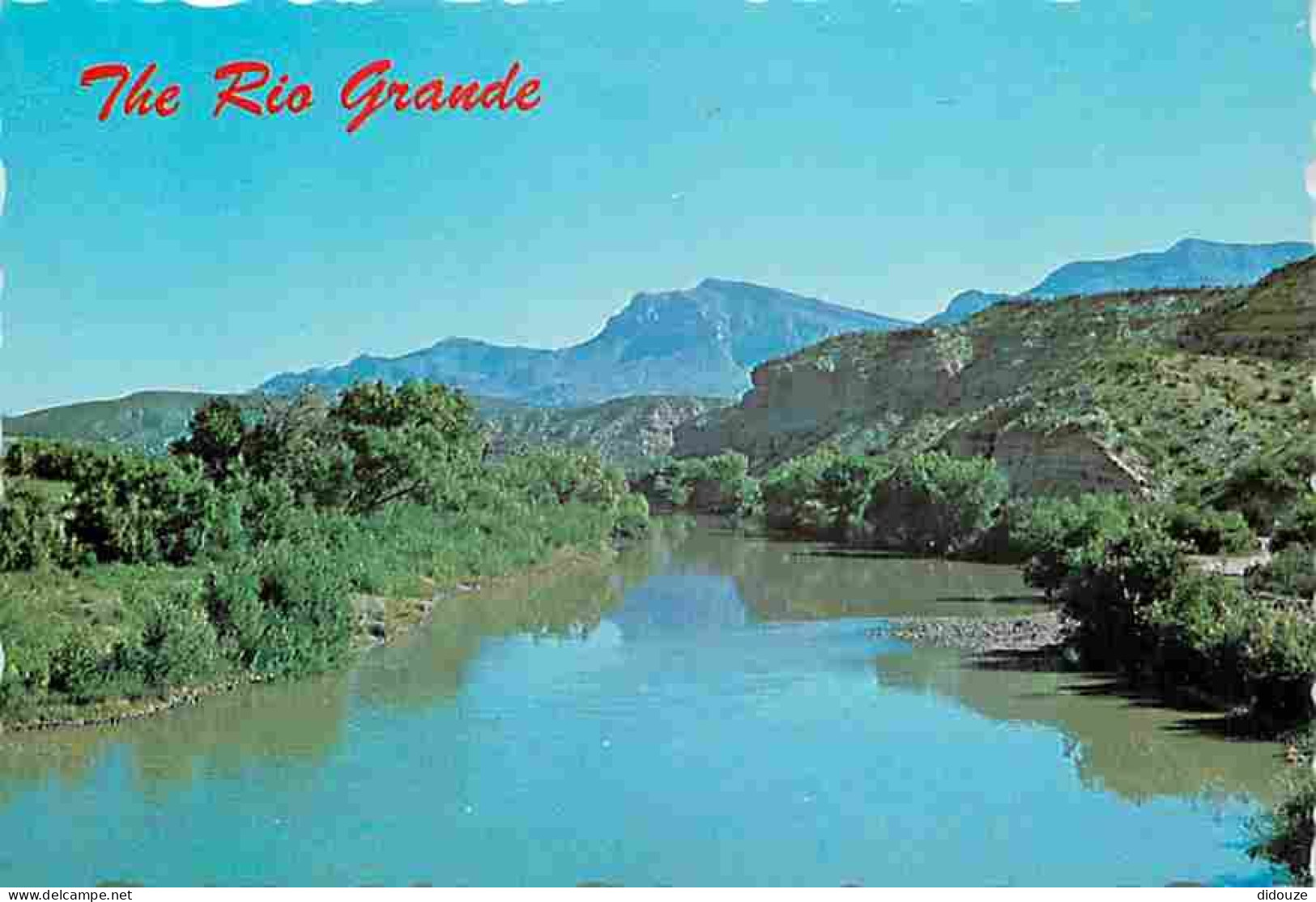 Etats Unis - The Rio Grande River - Flowing South From Elepliant Butte Lake, Irrigating The Lower Rio Grande Valley And  - Altri & Non Classificati