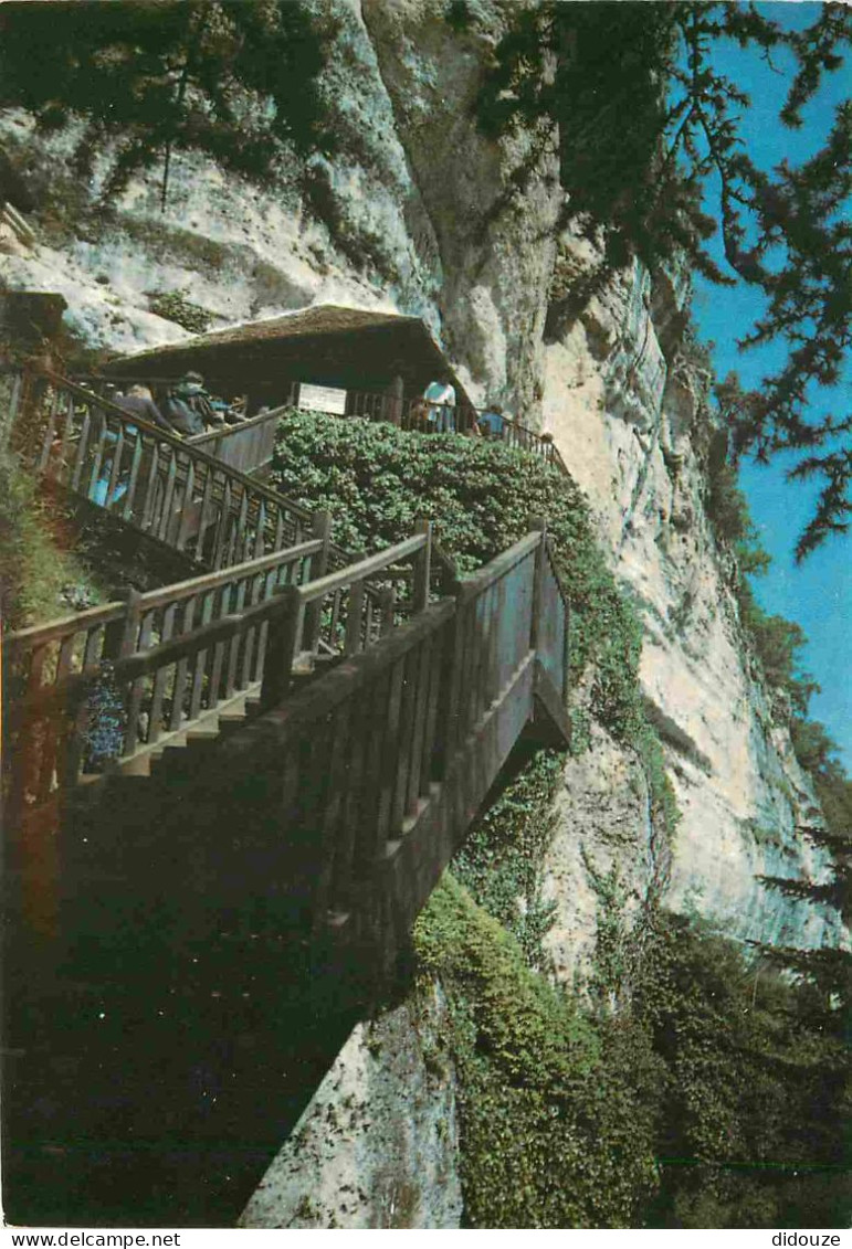 24 - Les Eyzies - Grotte Du Grand Roc - Escalier D'accès - CPM - Voir Scans Recto-Verso - Les Eyzies