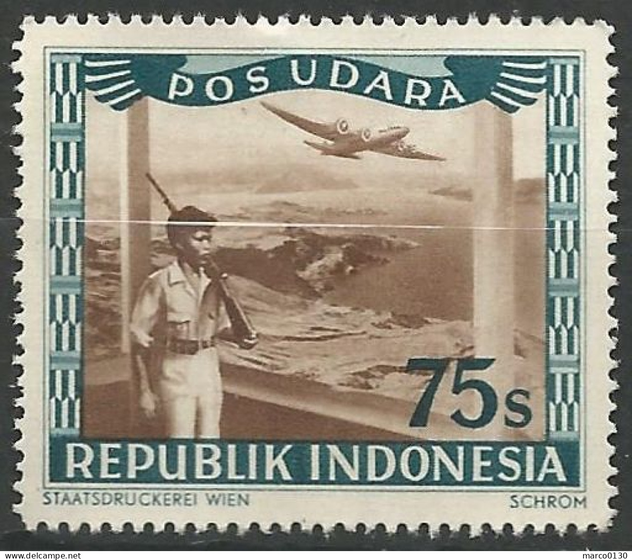 INDONESIE  / POSTE AERIENNE N° SCOTT 24 NEUF Sans Gomme - Indonesia