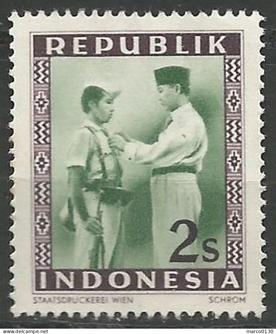 INDONESIE  N° SCOTT 31 NEUF Sans Gomme - Indonesia
