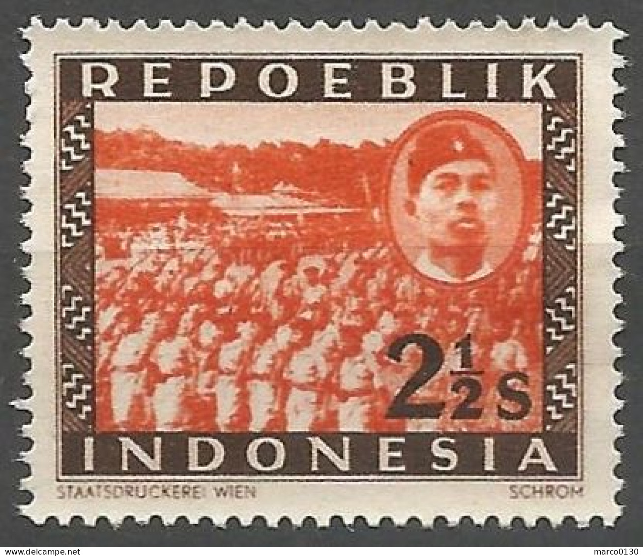 INDONESIE  N° SCOTT 3 NEUF Sans Gomme - Indonesien