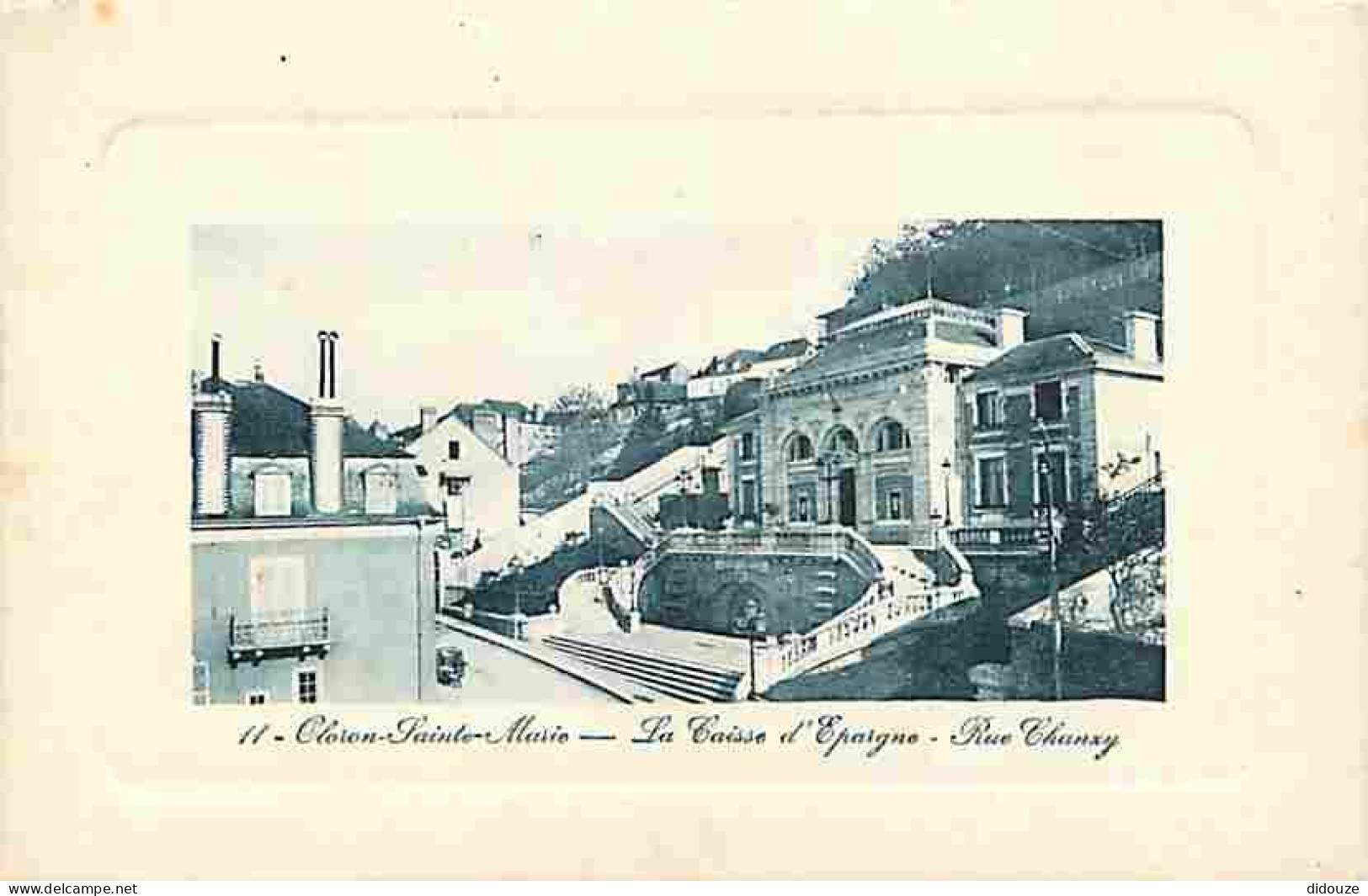 64 - Oloron Sainte Marie - La Caisse D'Epargne - Rue Chanxy - Voyagée En 1916 - CPA - Voir Scans Recto-Verso - Oloron Sainte Marie