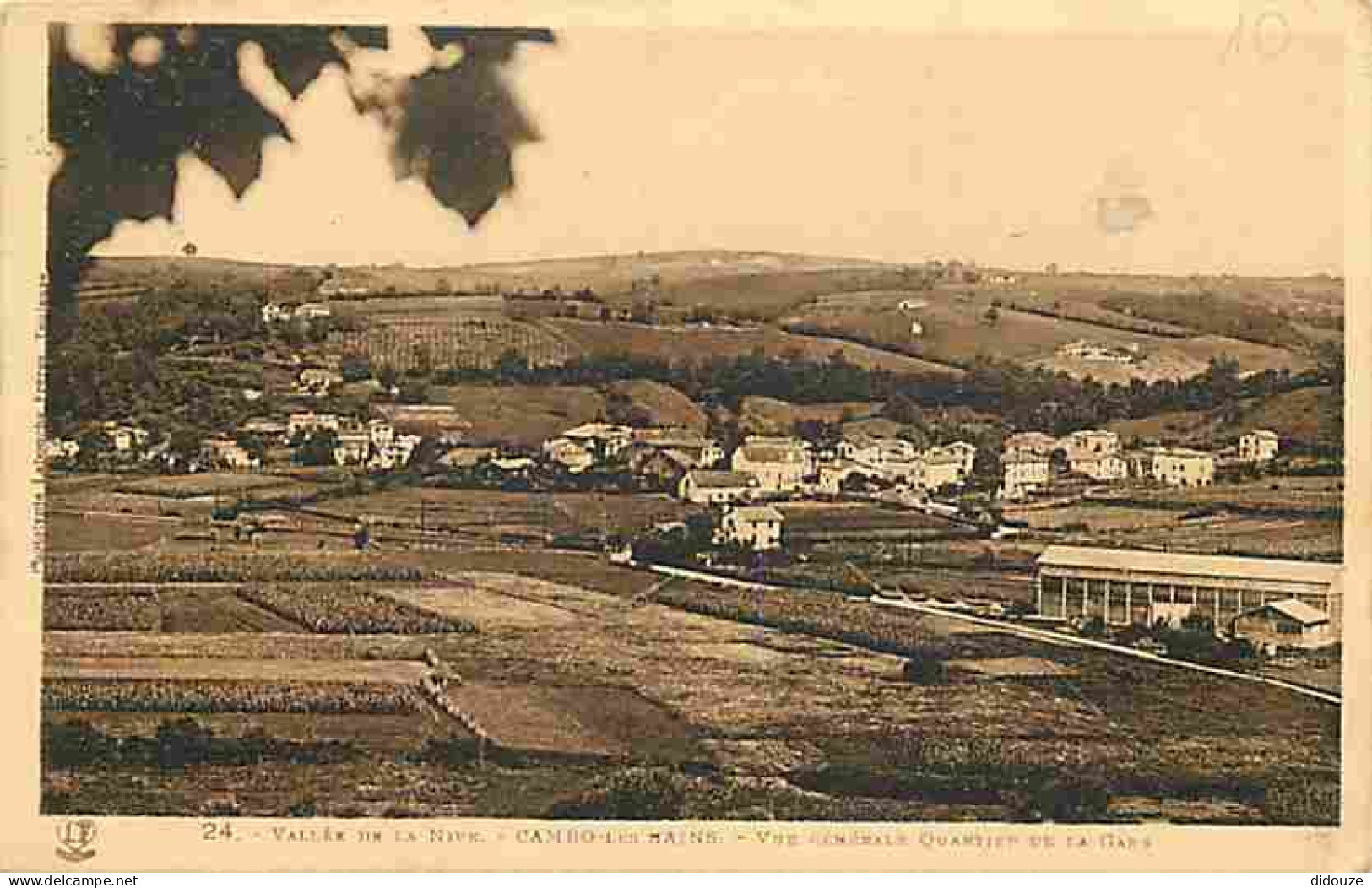 64 - Cambo Les Bains - Vue Générale Quartier De La Gare - Voir Timbre Marianne De Gandon - Etat Pli Visible - CPA - Voir - Cambo-les-Bains