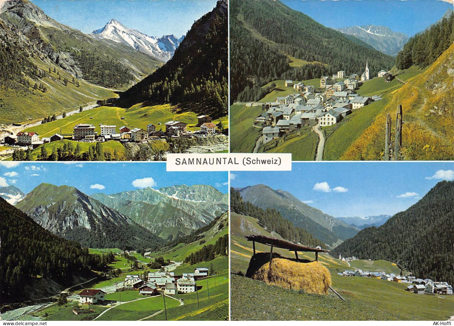 Samnaun - Dorf Mit Muttler, Samnaungruppe, Alpenpanorama - Samnaun