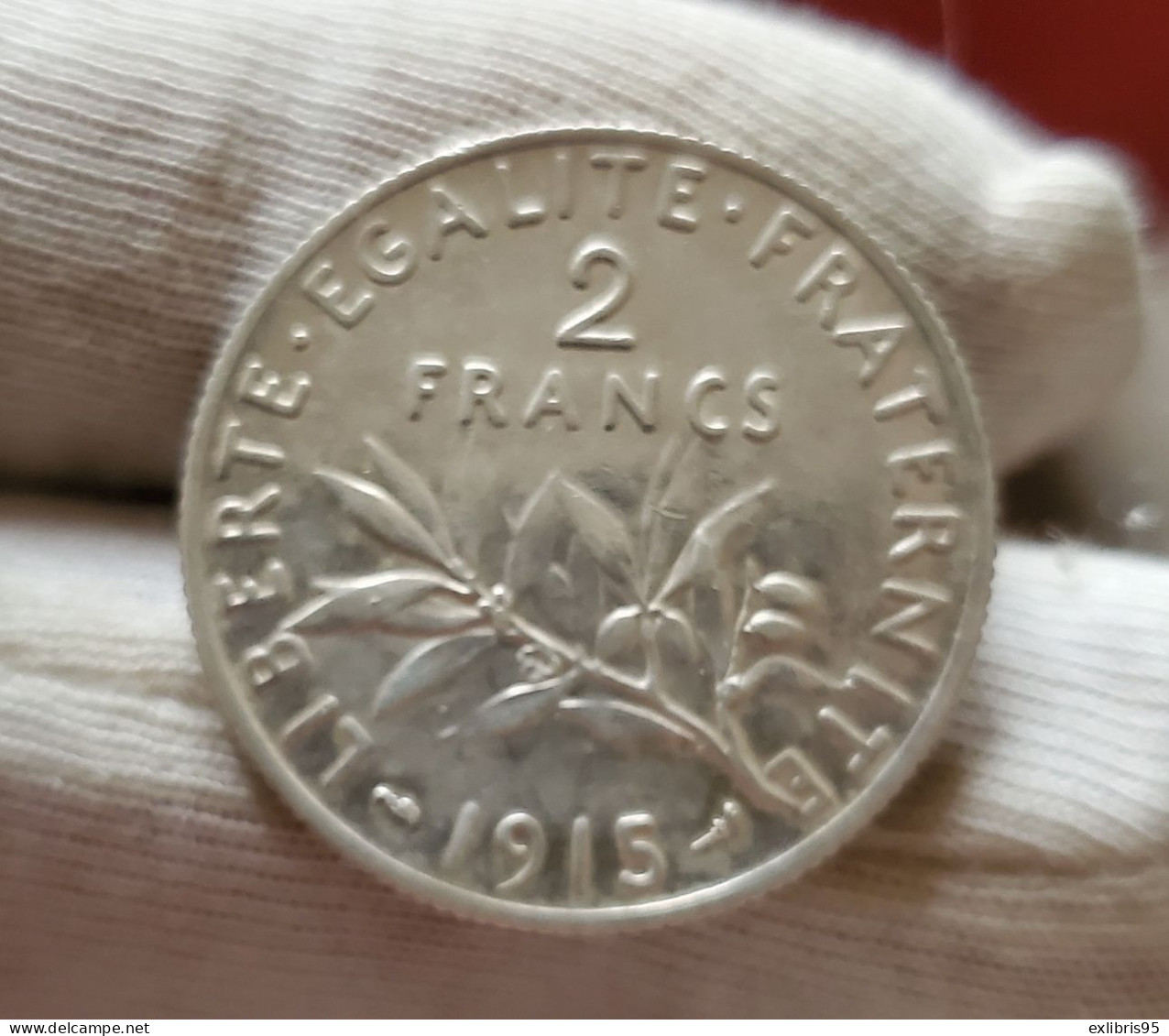 2 Francs Semeuse Argent 1915 - 2 Francs