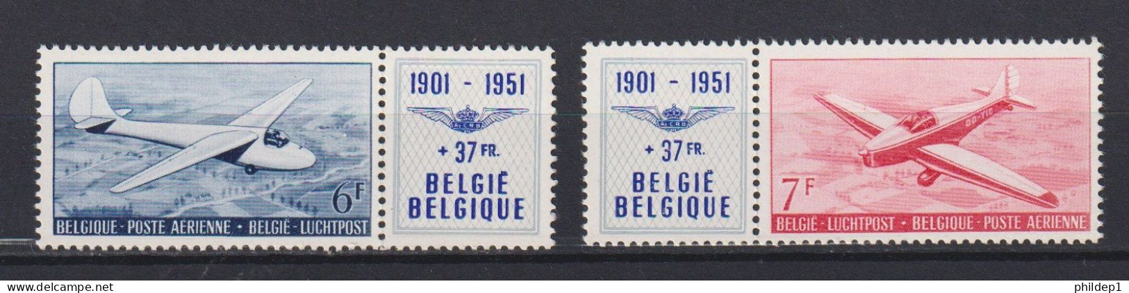 Belgique COB N° PA26/27 (avec Vignettes) **, MNH, Neuf(s). Fraîcheur Postale. TTB !!!! - Nuovi