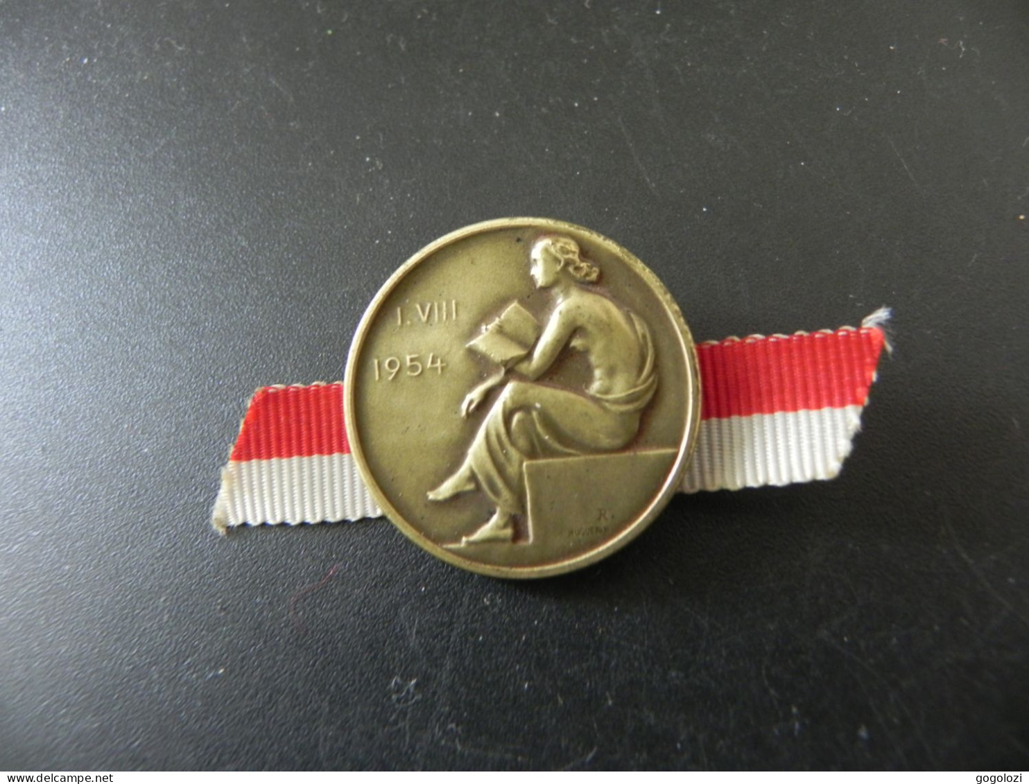Old Badge Schweiz Suisse Svizzera Switzerland - National Day 1. August 1954 - Sin Clasificación