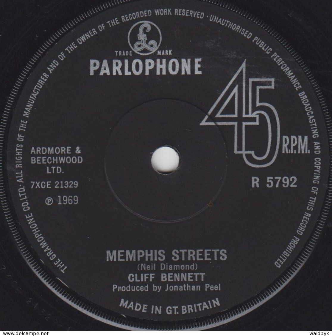 CLIFF BENNETT - Memphis Streets - Andere - Engelstalig