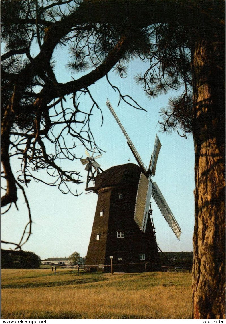H1126 - TOP Alt Schwerin Holländermühle Windmühle - Bild Und Heimat Reichenbach Qualitätskarte - Moulins à Vent