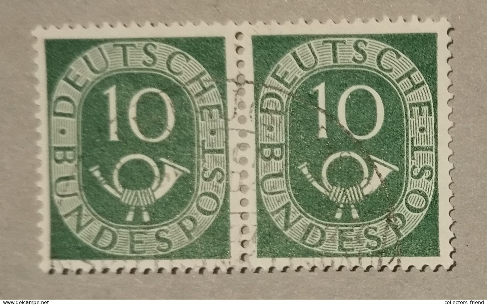 GERMANY BRD - 1951 - Mi 128 - Waagerechtes Paar - Used - Used Stamps