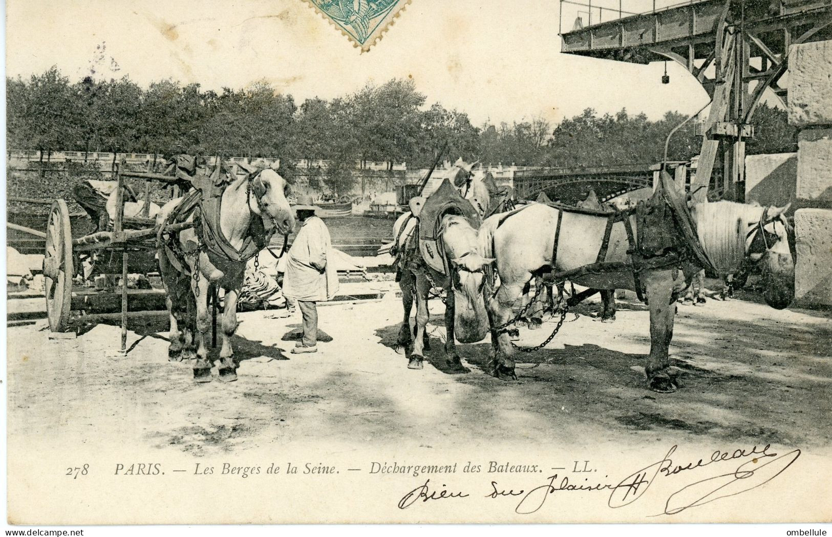 PARIS. Les Berges De La Seine. Déchargement Des Bateaux. - La Seine Et Ses Bords