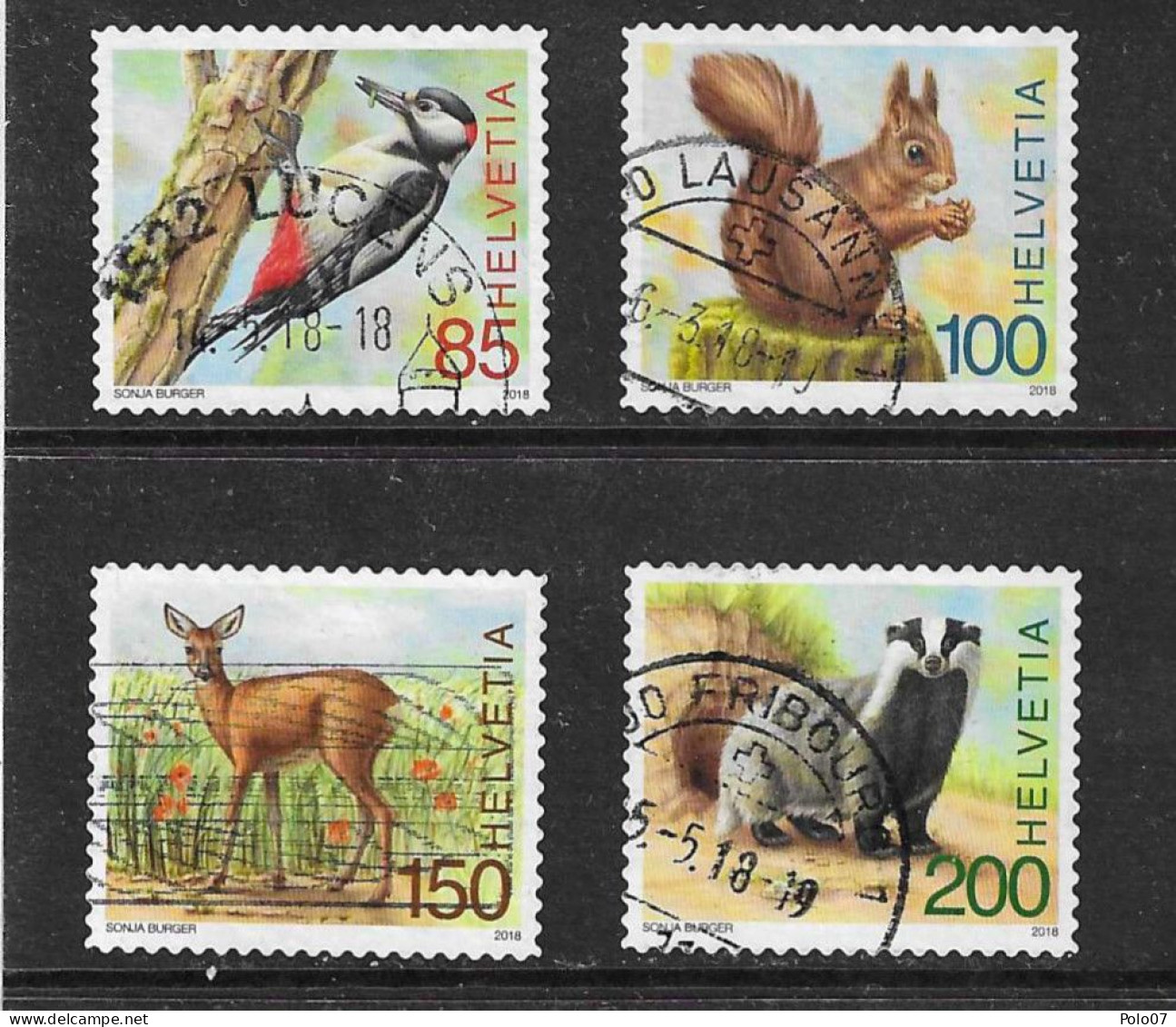 2018 ZNr 1669-1672 (2401) - Used Stamps