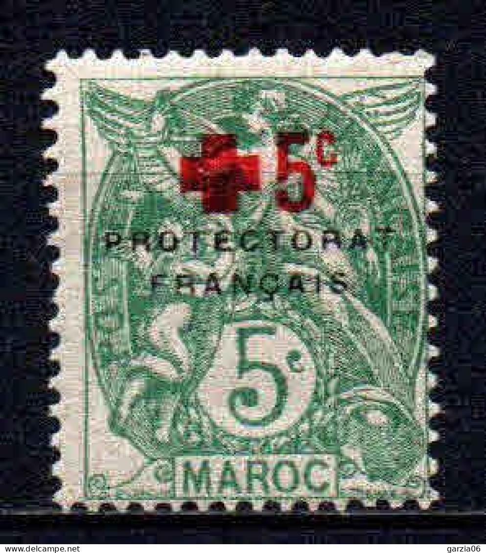 Maroc - 1914 - Croix Rouge - N° 59  - Neufs ** - MNH - Neufs