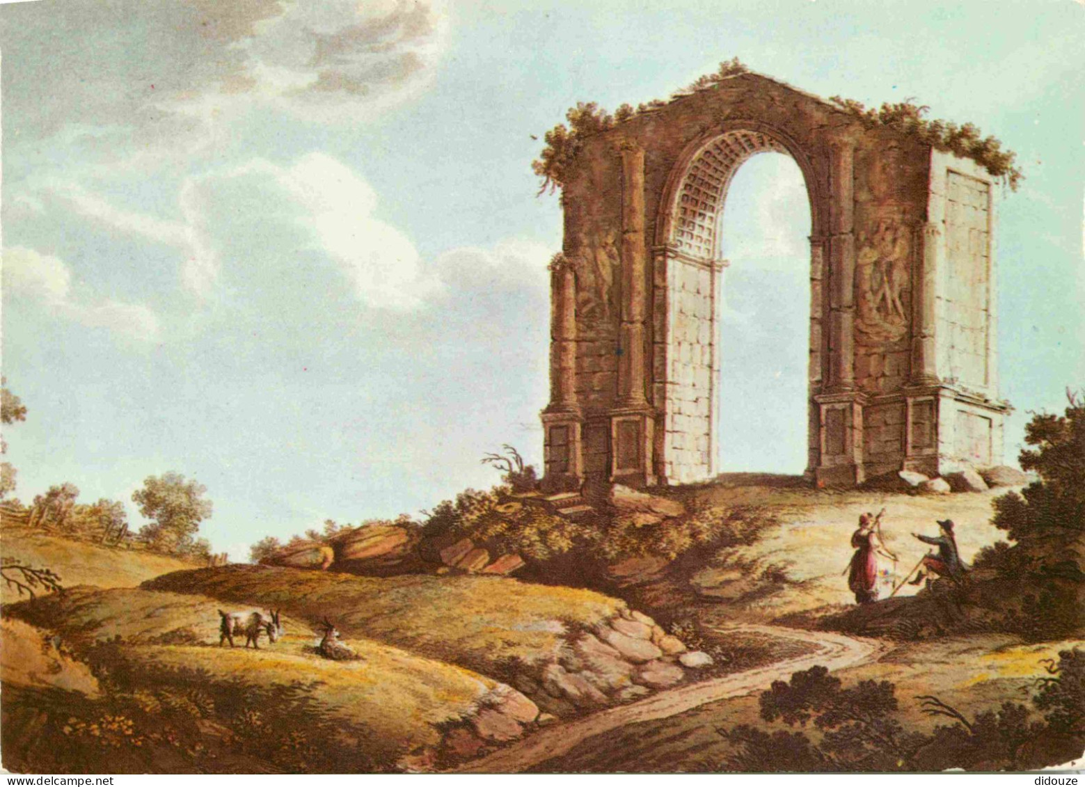 13 - Saint Remy De Provence - L'Arc De Triomphe - D'après Une Gravure D'époque - Gravure Lithographie Ancienne - CPM - V - Saint-Remy-de-Provence