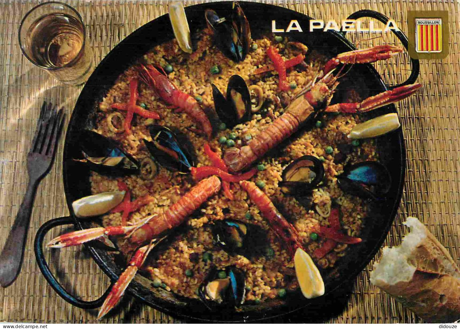 Recettes De Cuisine - Paella - Gastronomie - CPM - Voir Scans Recto-Verso - Recettes (cuisine)