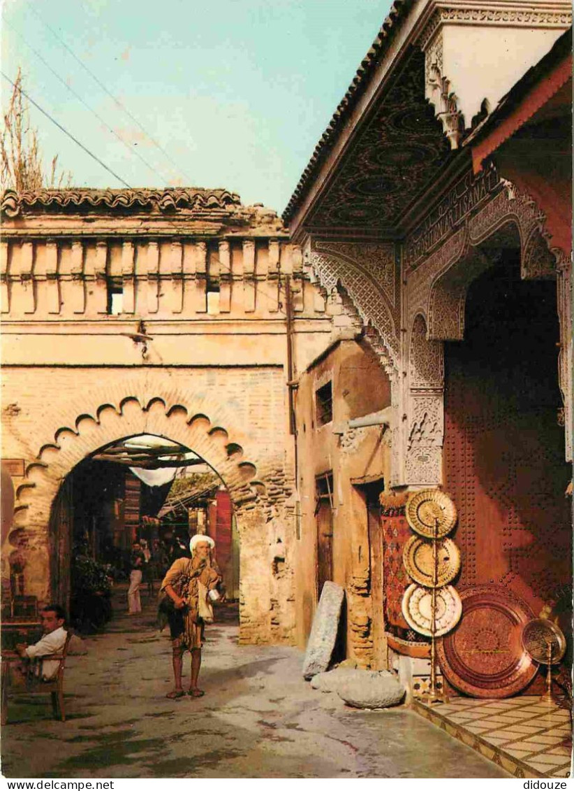 Maroc - Marrakech - Bab Lebbadine - Cuivre - CPM - Carte Neuve - Voir Scans Recto-Verso - Marrakesh