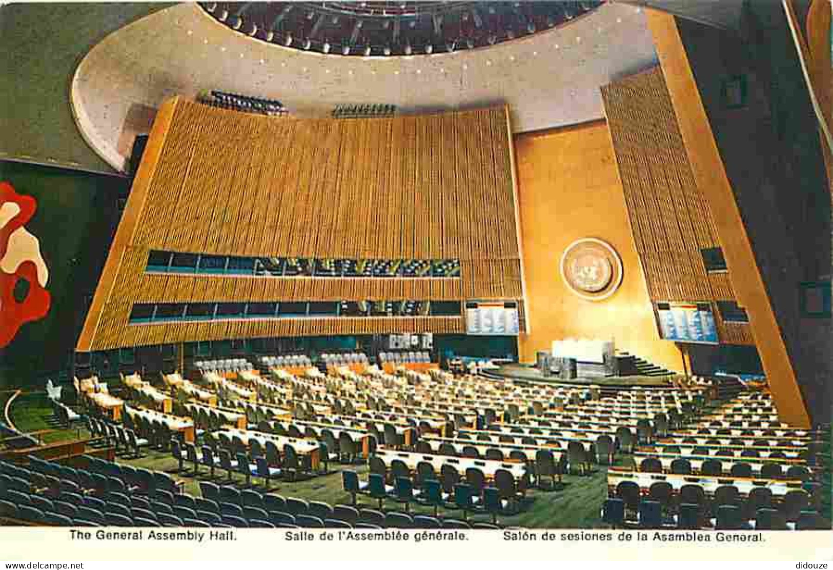 Etats Unis - New York - United Nations - The General Assembly Hall - Nations Unies - Salle De L'Assemblée Générale - Car - Sonstige & Ohne Zuordnung