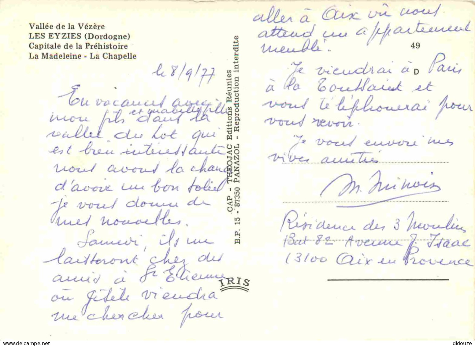 24 - Les Eyzies - La Madeleine - La Chapelle - CPM - Voir Scans Recto-Verso - Les Eyzies