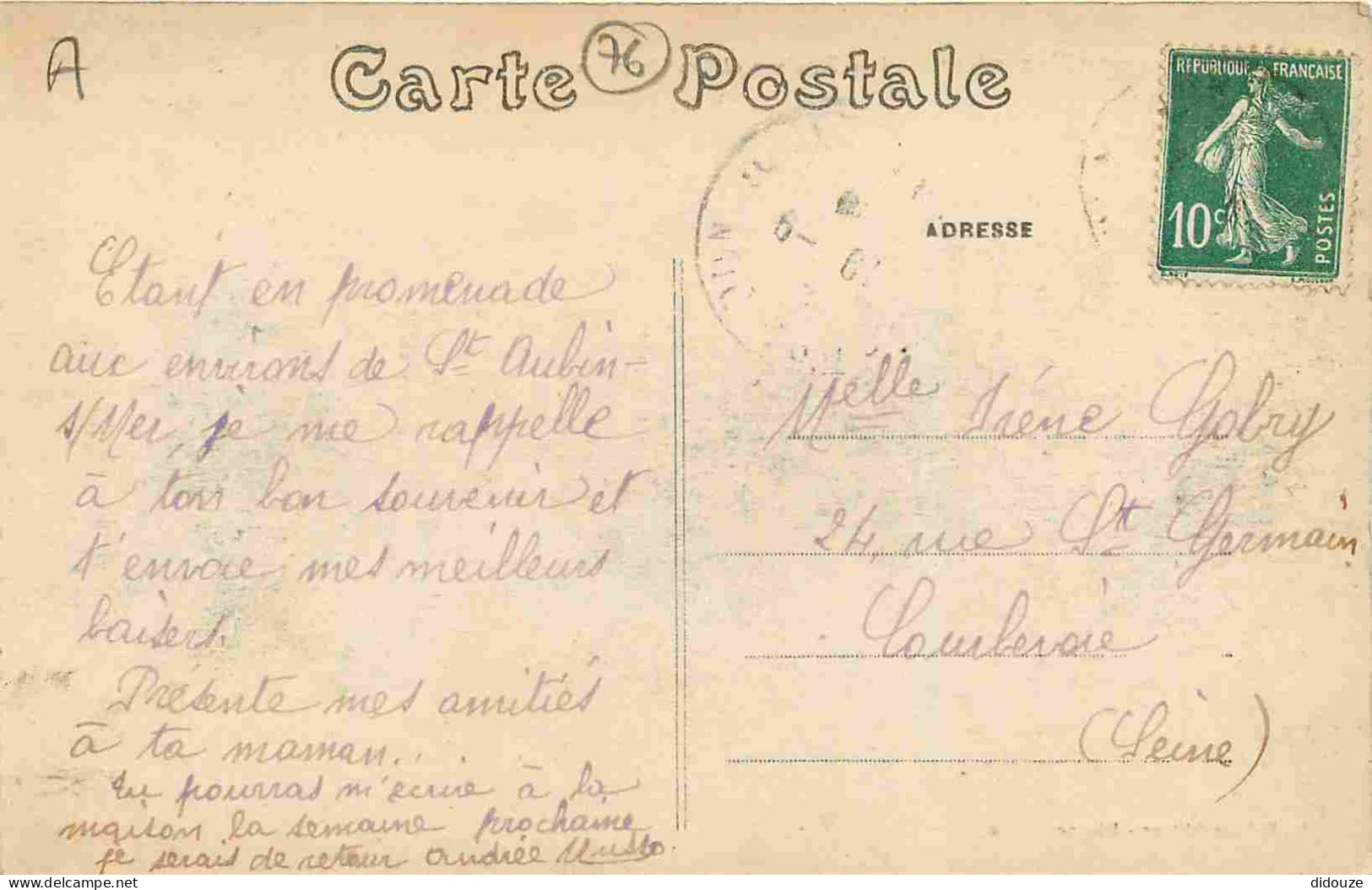 76 - Varengeville Sur Mer - Les Falaises Et Les Rochers - Animée - Plage - Correspondance - CPA - Voir Scans Recto-Verso - Varengeville Sur Mer