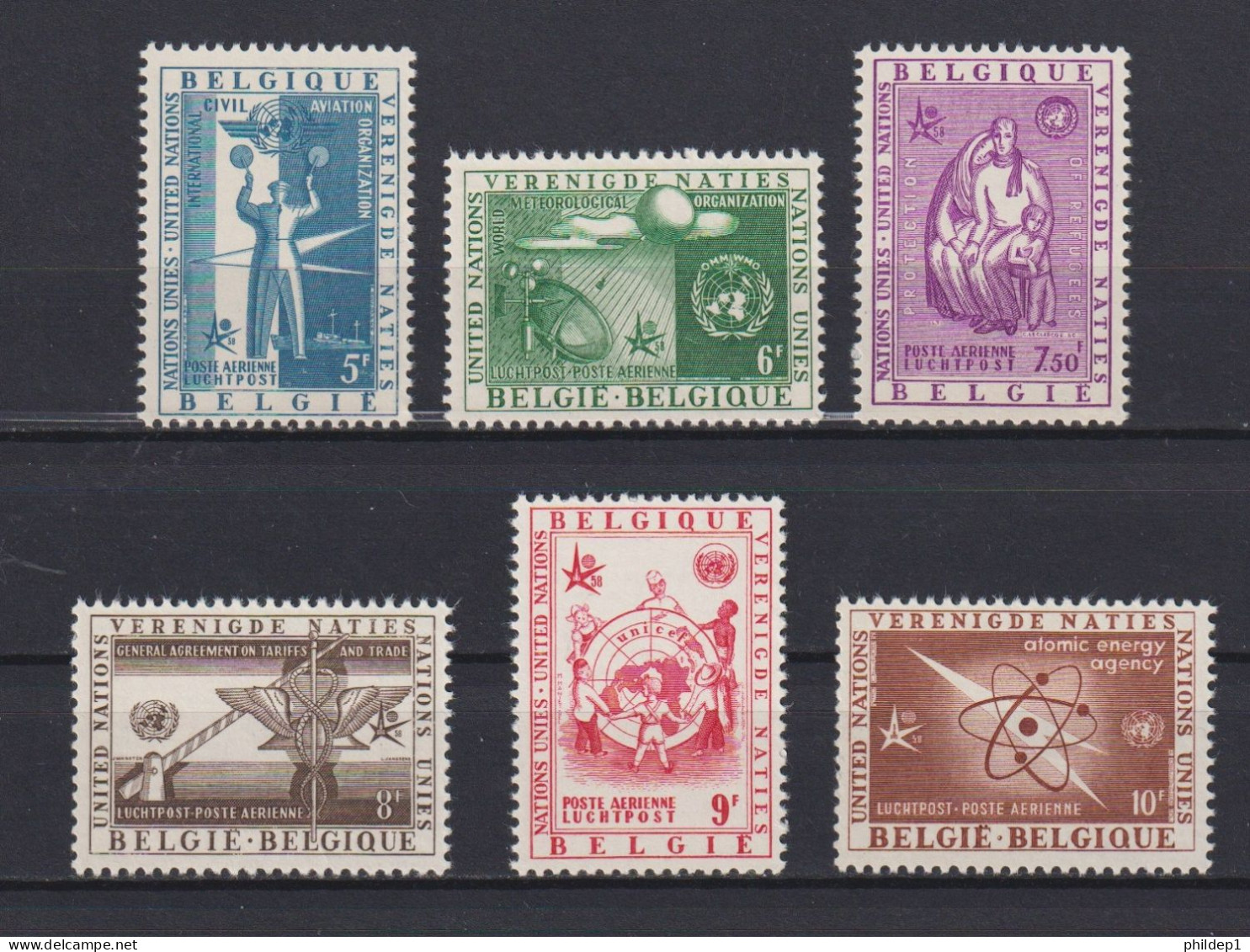 Belgique COB N° PA30/35 **, MNH, Neuf(s). Fraîcheur Postale. TTB !!!! - Neufs