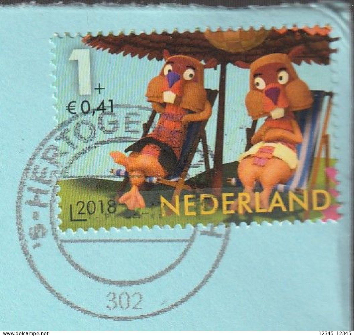 Nederland 2018, Gestempeld USED, NVPH 3694e, Children Stamps - Usados