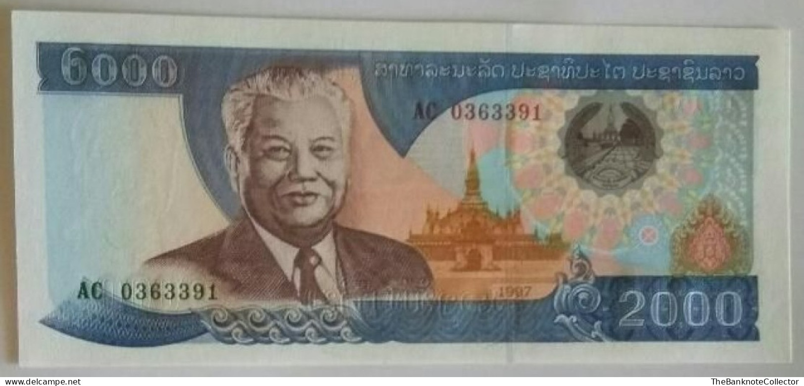 Laos 2000 Kips 1997 P-33 UNC - Laos