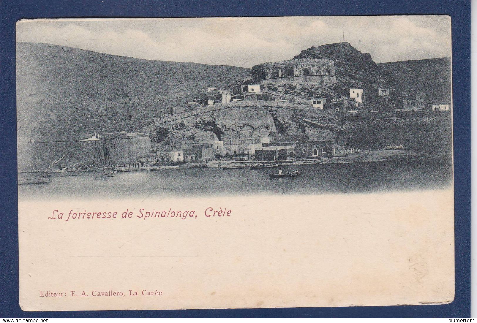 CPA Crète Grèce Non Circulée Spinalonga - Grèce