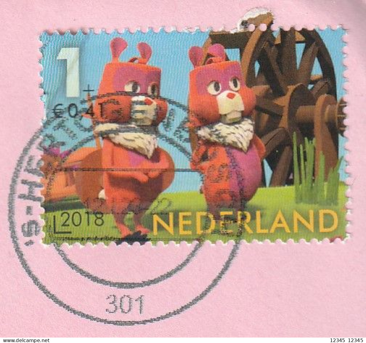 Nederland 2018, Gestempeld USED, NVPH 3694a, Children Stamps - Gebruikt