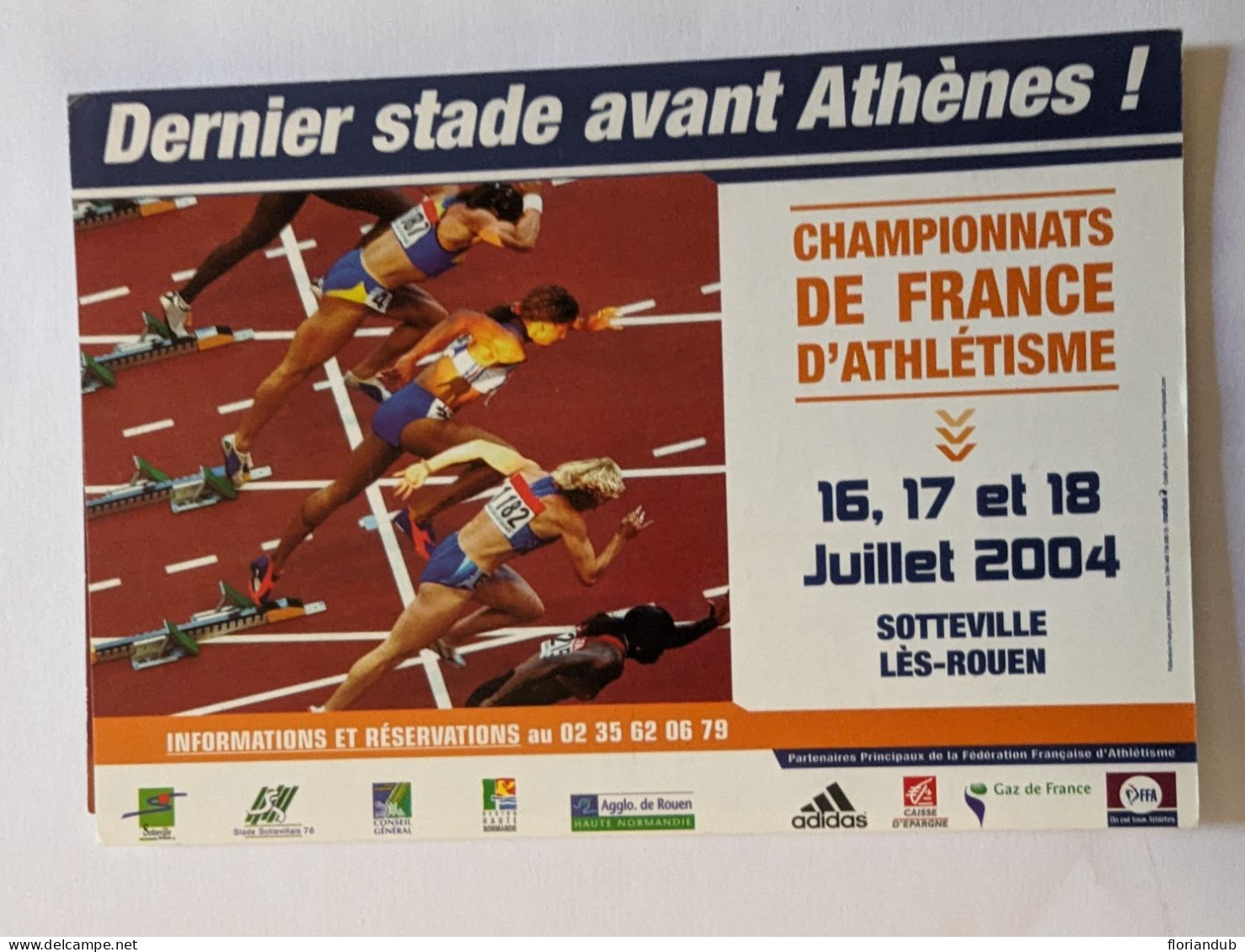 CP - Athlétisme Championnat De France 2004 Sotteville Les Rouen - Atletismo