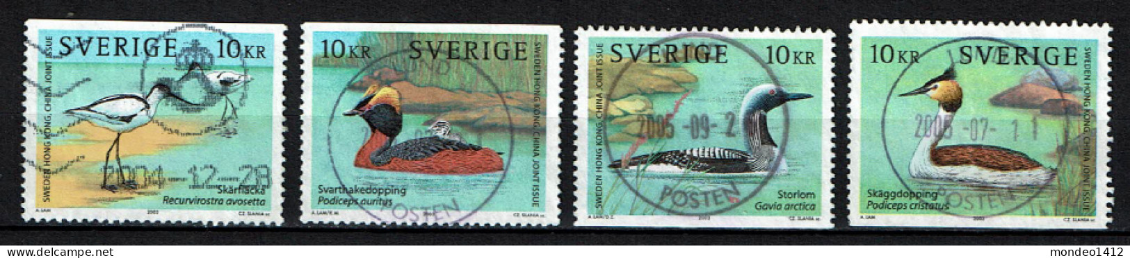 Sweden 2003 - Wasservögel, Water Birds, Oiseaux Canard - Used - Gebraucht