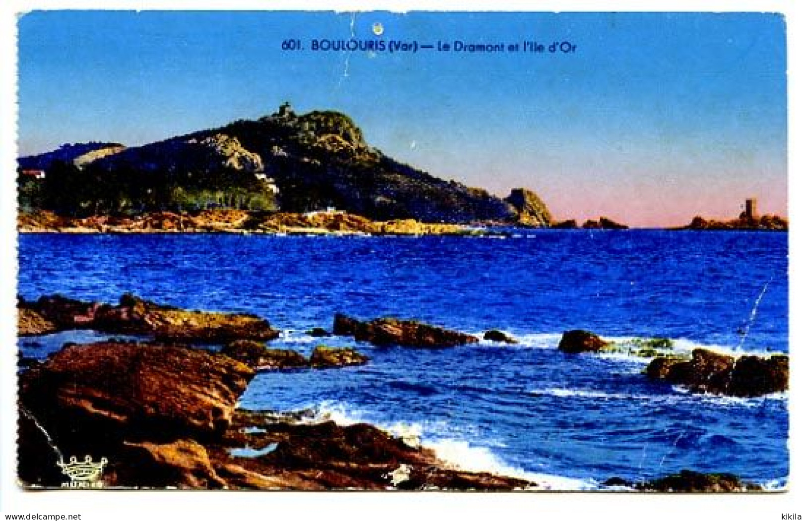 CPA 9 X 14  Var  BOULOURIS  Le Dramont Et L'Ile D'Or - Boulouris