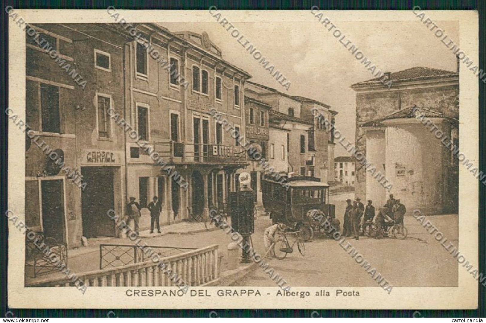 Treviso Crespano Del Grappa Autopostale Cartolina EE5102 - Treviso