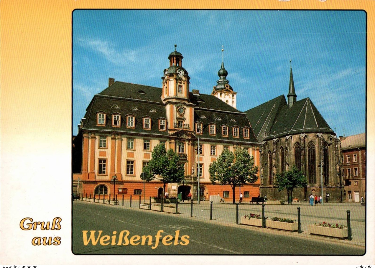 H1135 - TOP Weißenfels Rathaus Kirche - Bild Und Heimat Reichenbach Qualitätskarte - Weissenfels